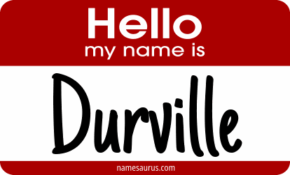 Hello my name is Durville png download