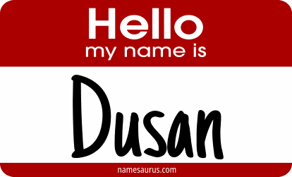 Hello my name is Dusan png download