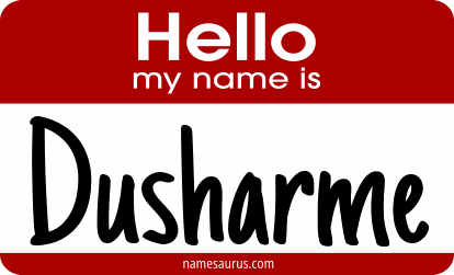 Hello my name is Dusharme png download