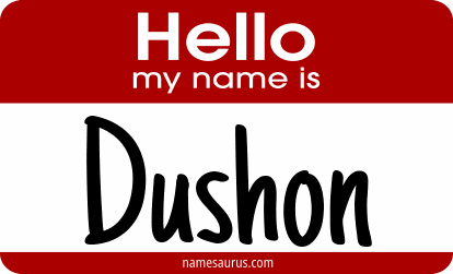 Hello my name is Dushon png download