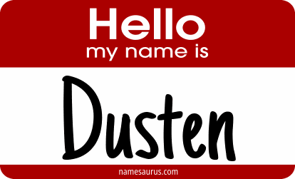 Hello my name is Dusten png download