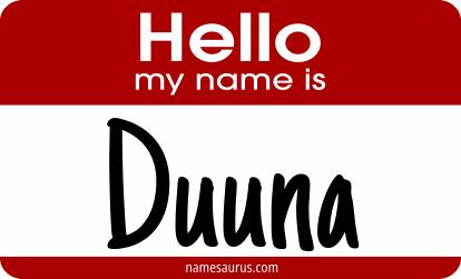 Hello my name is Duuna png download