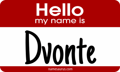 Hello my name is Dvonte png download