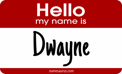 Hello my name is Dwayne png download