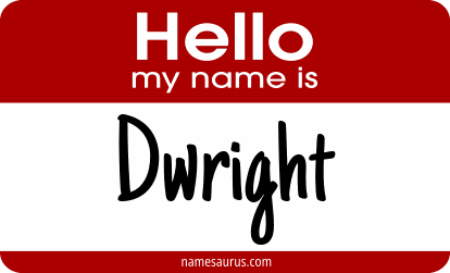 Hello my name is Dwright png download