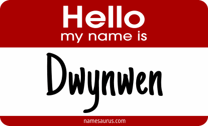 Hello my name is Dwynwen png download