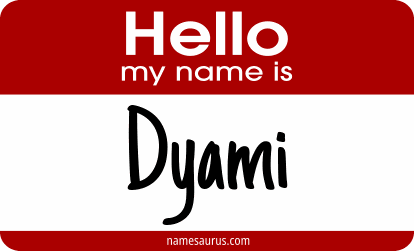 Hello my name is Dyami png download