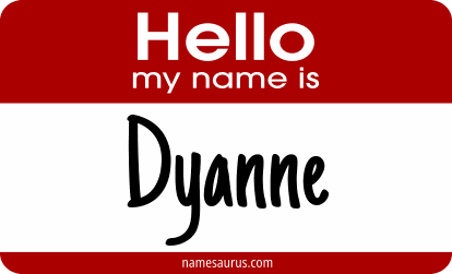Hello my name is Dyanne png download