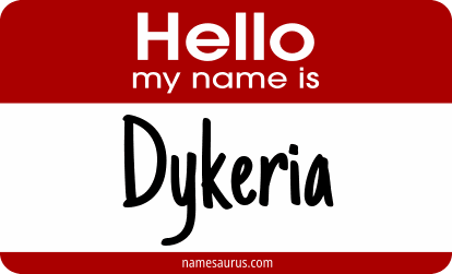 Hello my name is Dykeria png download