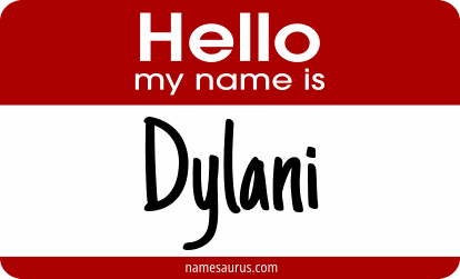Hello my name is Dylani png download
