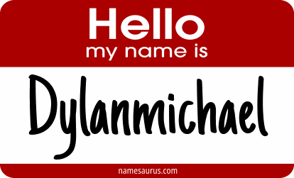 Hello my name is Dylanmichael png download