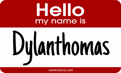 Hello my name is Dylanthomas png download