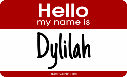 Hello my name is Dylilah png download