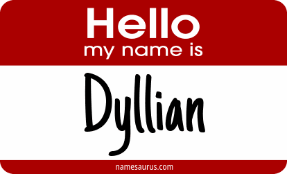Hello my name is Dyllian png download