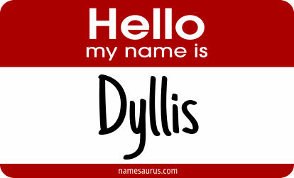 Hello my name is Dyllis png download
