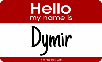 Hello my name is Dymir png download