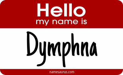 Hello my name is Dymphna png download