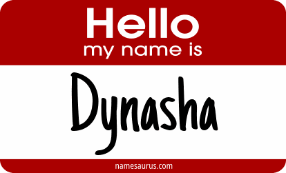 Hello my name is Dynasha png download