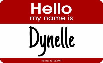 Hello my name is Dynelle png download