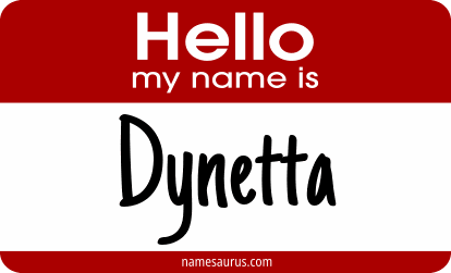 Hello my name is Dynetta png download