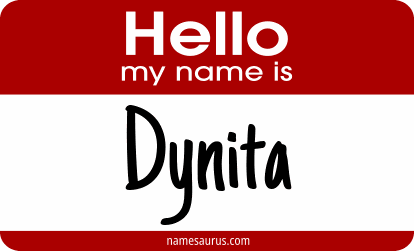 Hello my name is Dynita png download