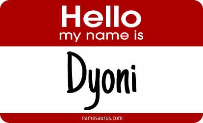 Hello my name is Dyoni png download