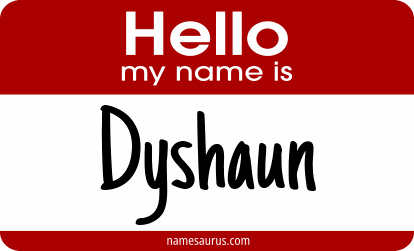 Hello my name is Dyshaun png download