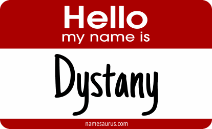 Hello my name is Dystany png download