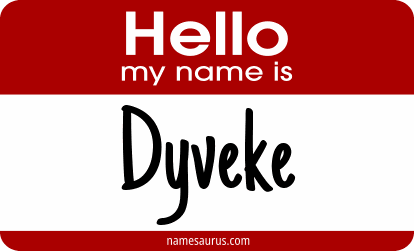 Hello my name is Dyveke png download