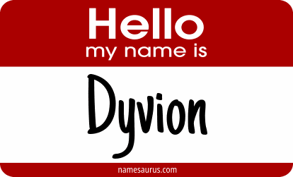 Hello my name is Dyvion png download