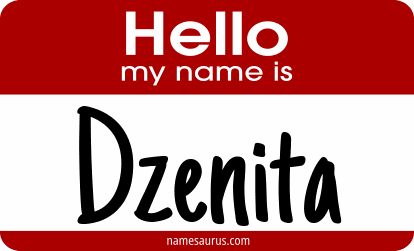 Hello my name is Dzenita png download