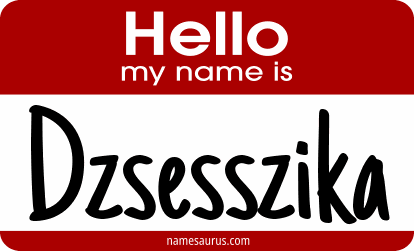 Hello my name is Dzsesszika png download