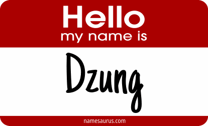 Hello my name is Dzung png download