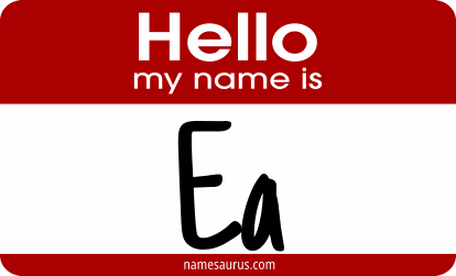 Hello my name is Ea png download
