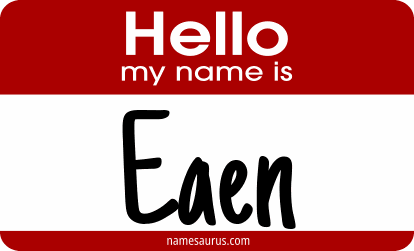Hello my name is Eaen png download