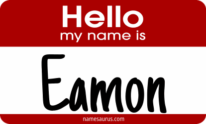 Hello my name is Eamon png download