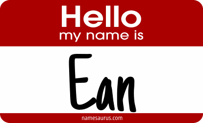 Hello my name is Ean png download