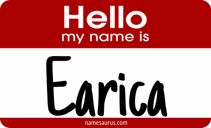 Hello my name is Earica png download