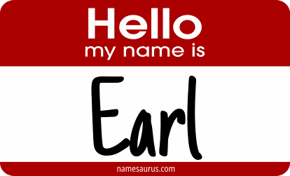 Hello my name is Earl png download