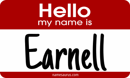 Hello my name is Earnell png download