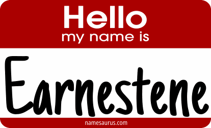 Hello my name is Earnestene png download