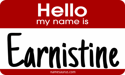 Hello my name is Earnistine png download