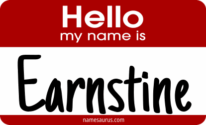 Hello my name is Earnstine png download