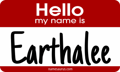 Hello my name is Earthalee png download