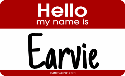 Hello my name is Earvie png download