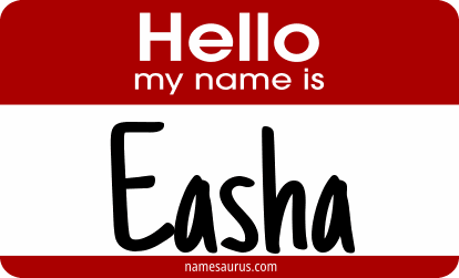 Hello my name is Easha png download