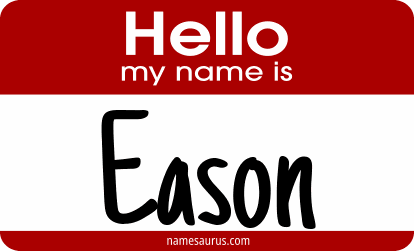 Hello my name is Eason png download