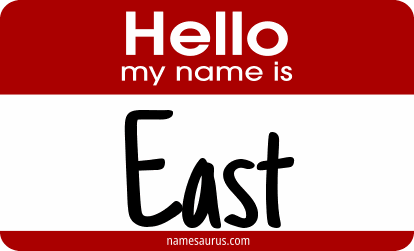 Hello my name is East png download