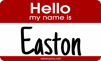 Hello my name is Easton png download