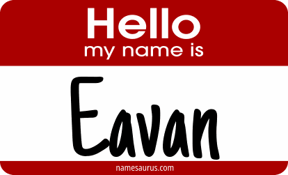 Hello my name is Eavan png download